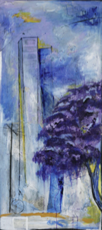 Ciudad y jacaranda
