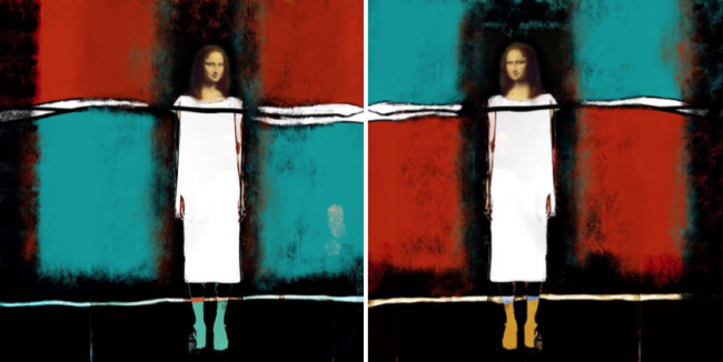 El sueño de Gioconda (díptico)