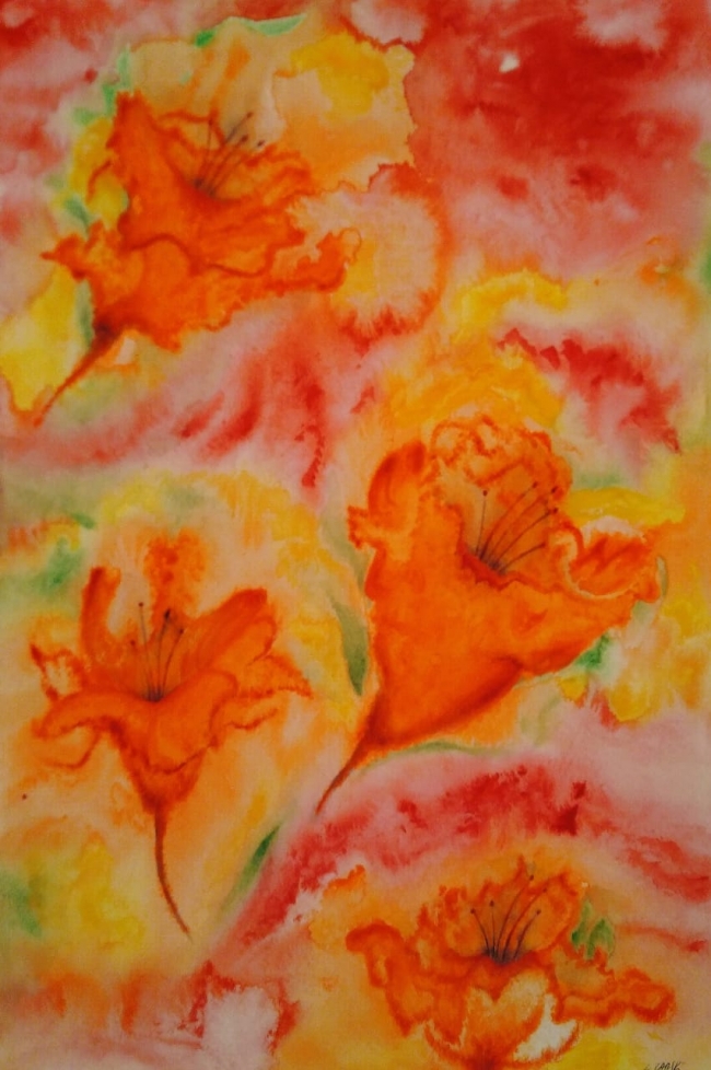 Flores de fuego