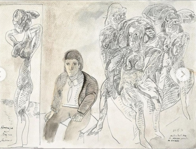 Homenaje a Picasso - José Luis Cuevas
