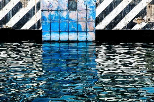 Muelle azul
