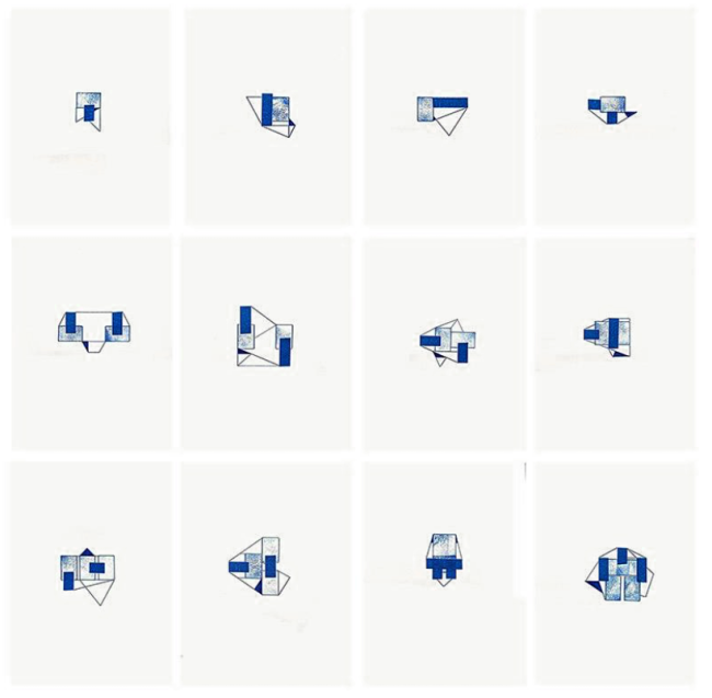 Cartas azules