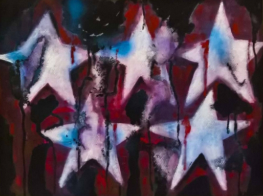 White stars