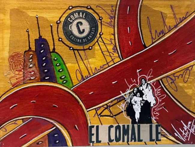 El comal le dijo a la olla
