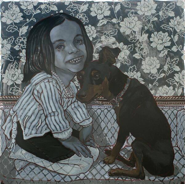 Retrato de Gabriela Bustos y Jade