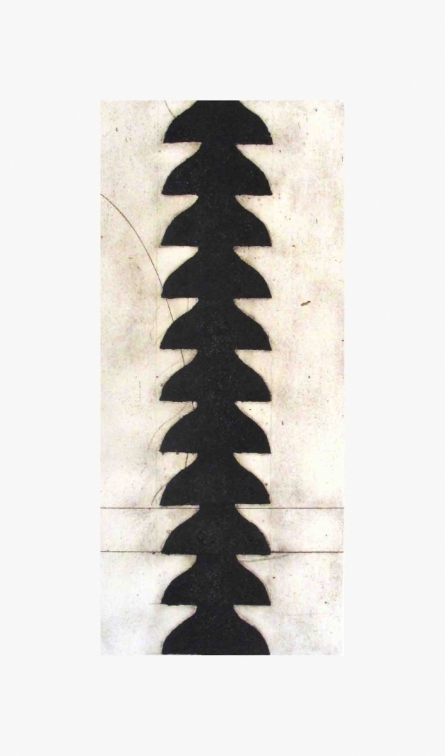Luis Palacios Kaim - Hoja Greca vertical P.T. - Varios Artistas En La Gráfica