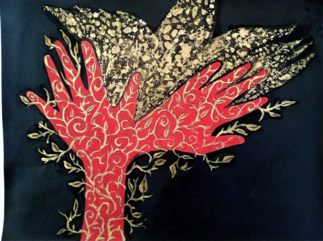 Red tree