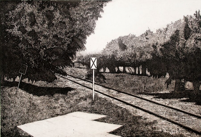 Enrique Hernández- Vías del tren