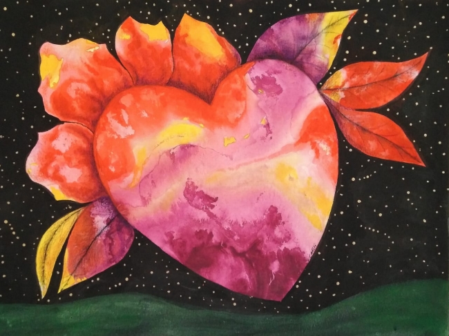Rosa corazón