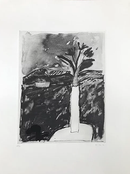 Florero delgado y barco blanco 55/60
