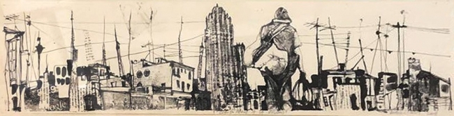 Walter Cruz. Cuando llegue a la ciudad - Varios Artistas En La Gráfica