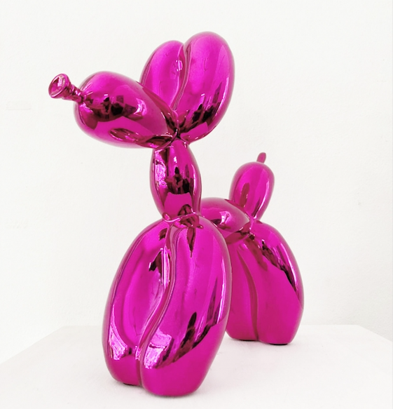 Pink balloon dog