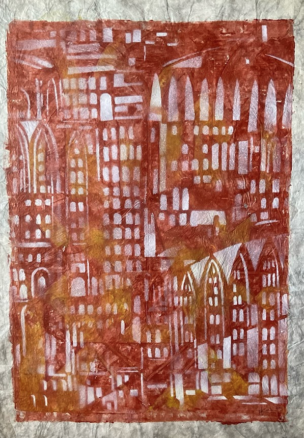Abstracción I de la Virgen de Montserrat