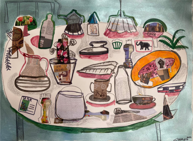Bodegón con souvenirs - Alejandra Villegas