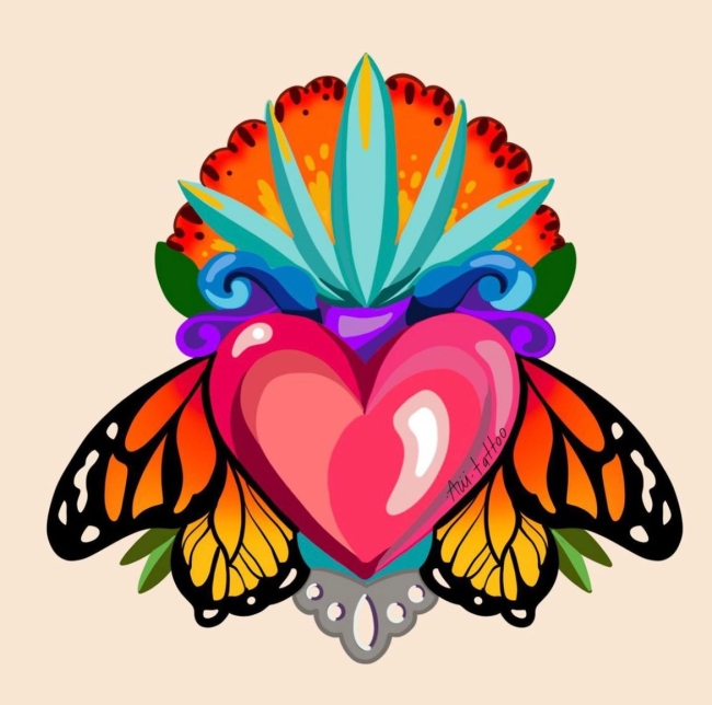 MARIPOSA CON CORAZÓN