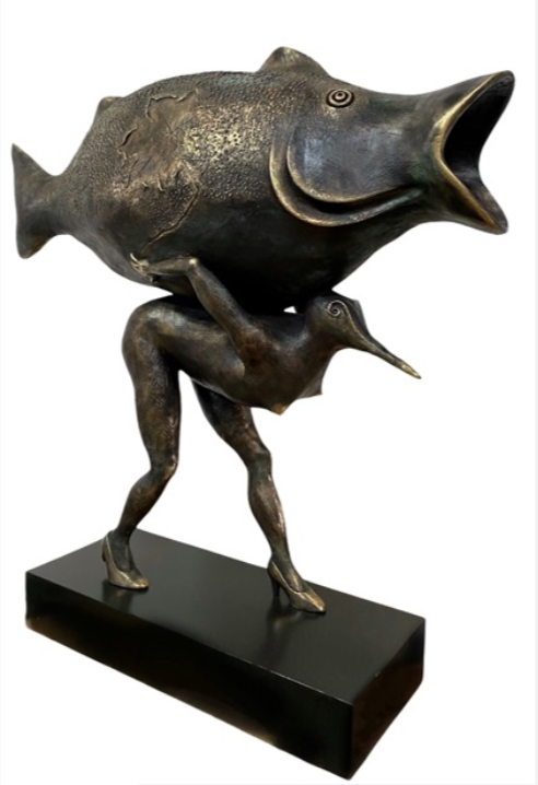 Emiliano López - Mujer con pescado