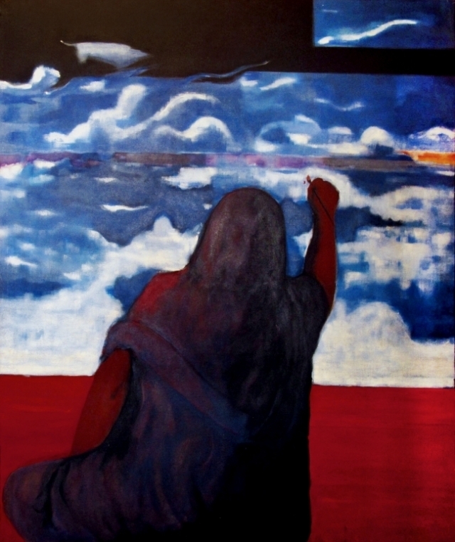 Mujer pintando - Iñaki