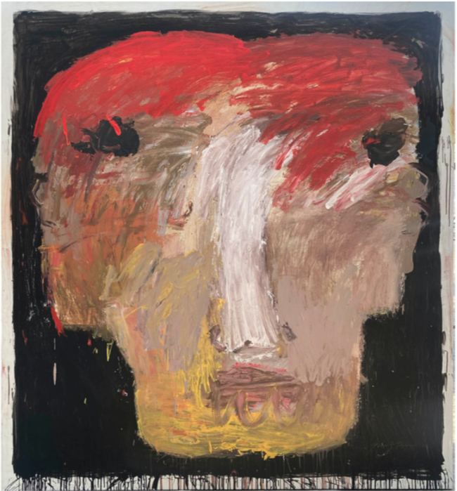 Rostro negro con rojo - Yuri Zatarain