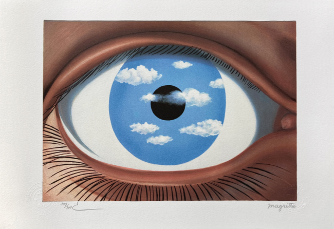 El espejo falso 109/300 - René Magritte