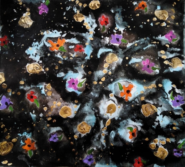 Flowers in the sky
