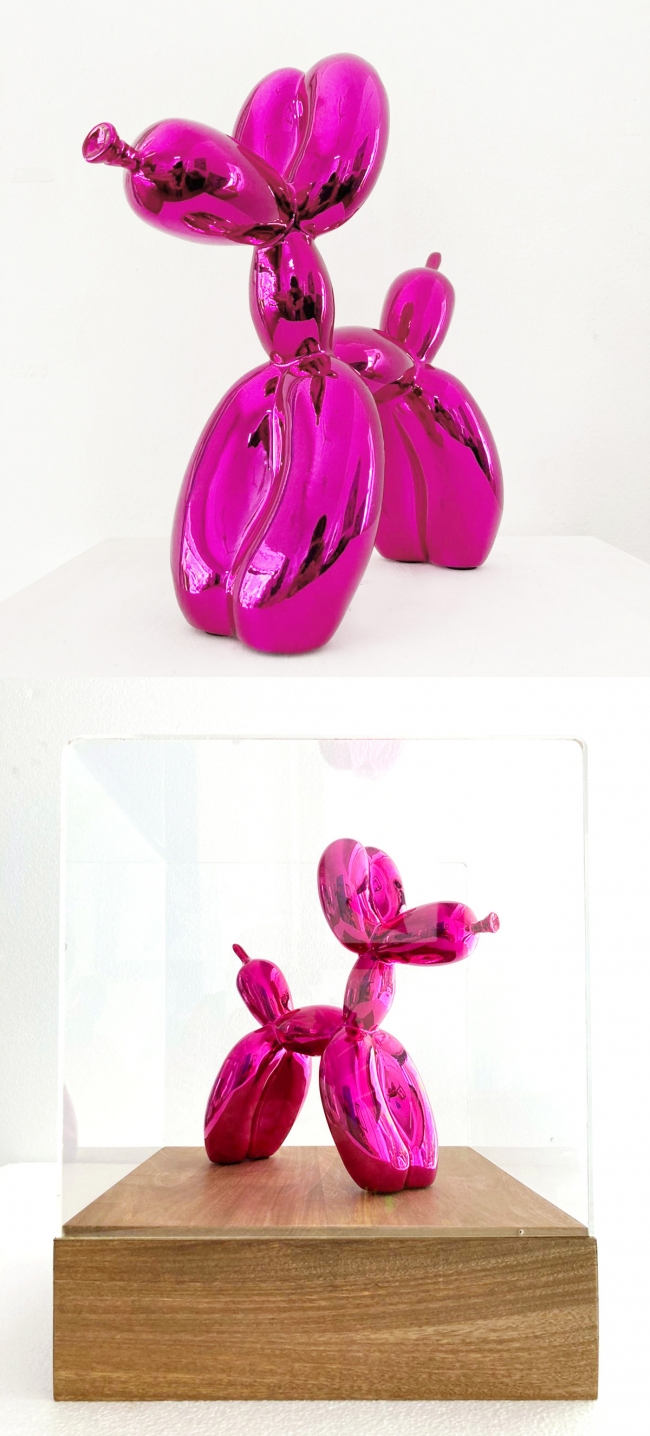 Pink balloon dog - Jeff Koons