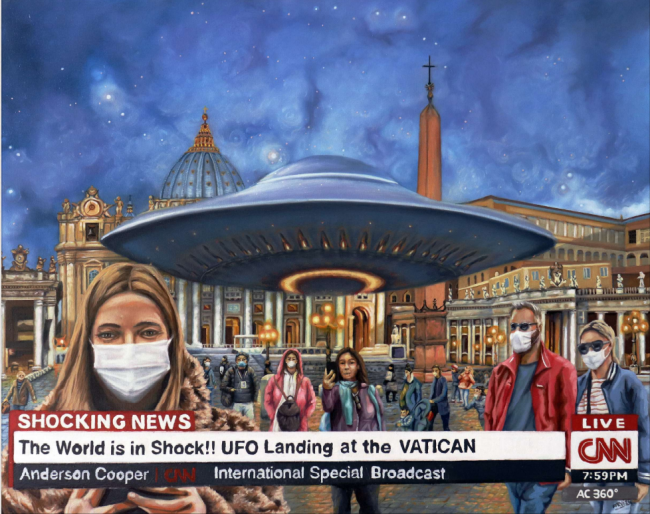 Ovni en el vaticano