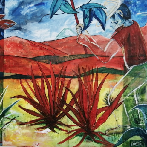 Paisaje agavero