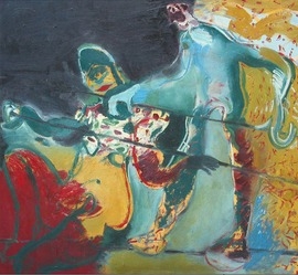 Pareja de alambristas 1982