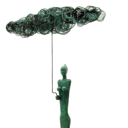 Nube sobre piedra
