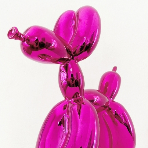 Pink balloon dog