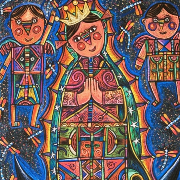 Virgen azul