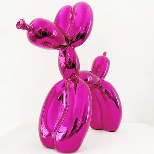 Pink Ballon Dog