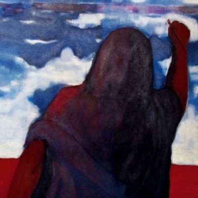 Mujer pintando