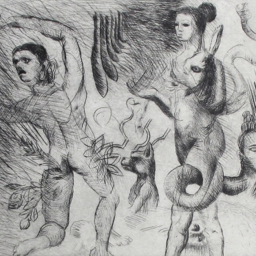 Serpiente, mujer y conejo. 26/30